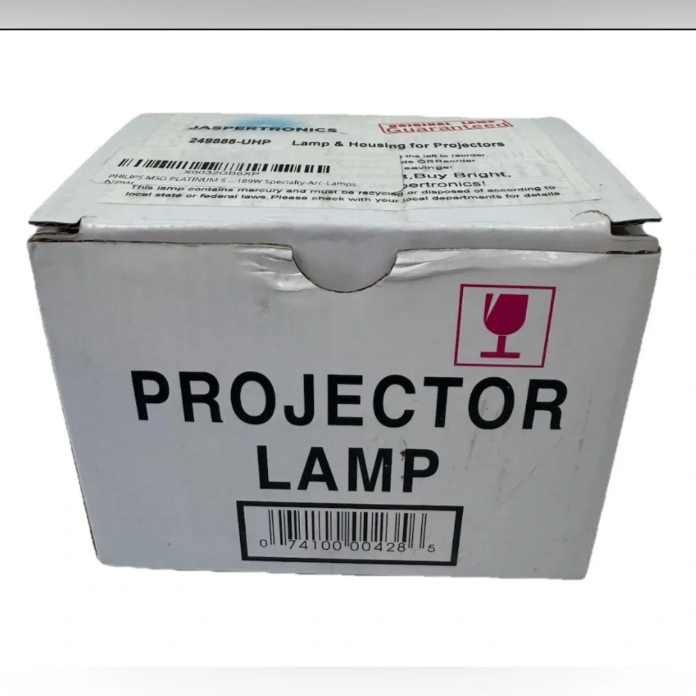 New Philips MSD Platinum 5R 189W Projector Lamp -Jaspertronics 249888-UHP